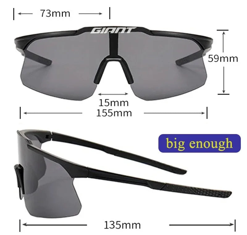 giant cycling sunglasses men and women MTB Road Bicycle cycling sunglasses Outdoor Lenses With case glasses Cycling goggles