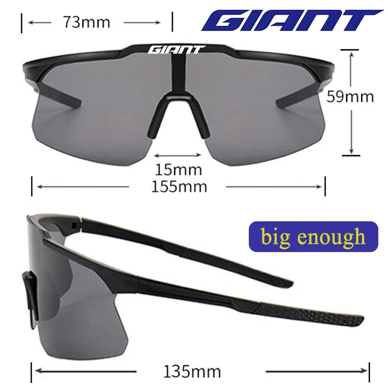 giant cycling sunglasses men and women MTB Road Bicycle cycling sunglasses Outdoor Lenses With case glasses Cycling goggles